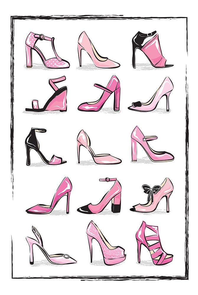 Pink Shoes art print by Martina Pavlova for $57.95 CAD