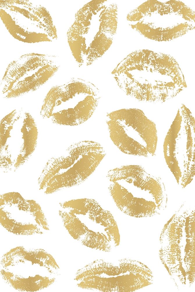 Golden Kisses art print by Martina Pavlova for $57.95 CAD