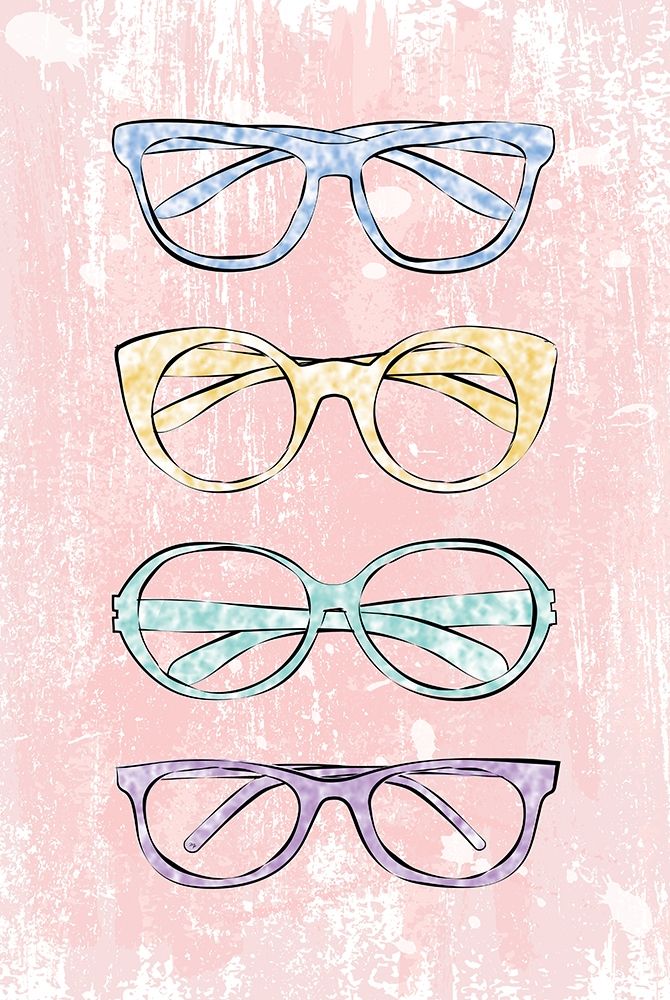 Pink Glasses art print by Martina Pavlova for $57.95 CAD
