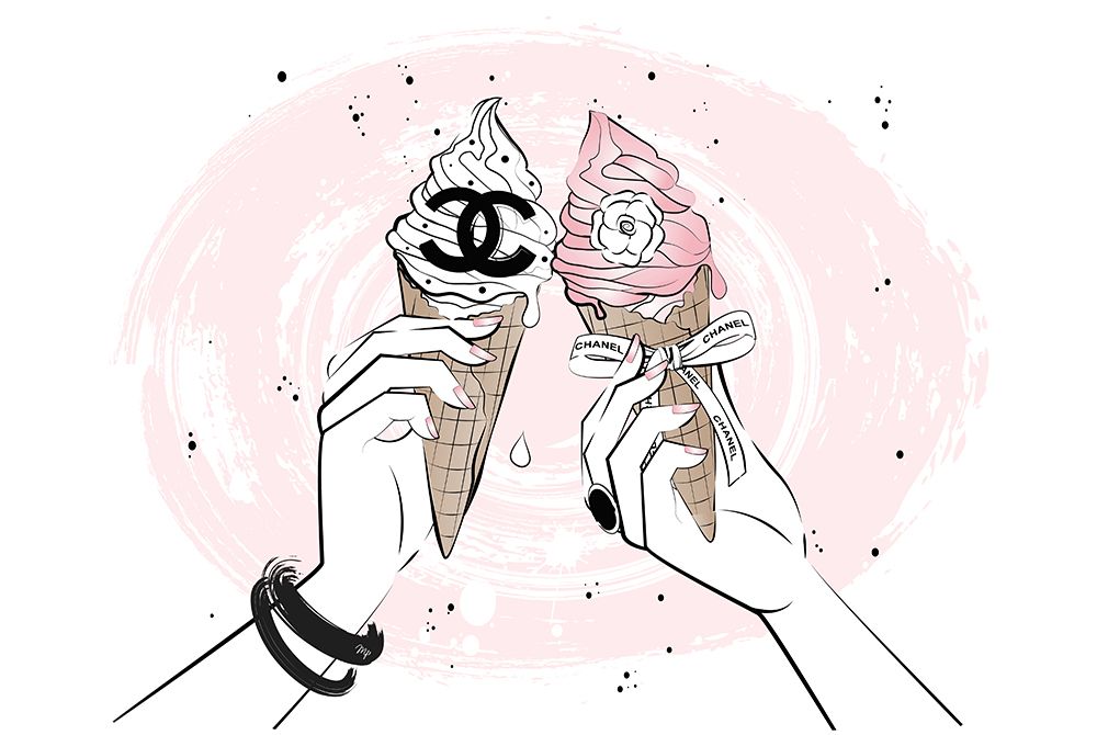 Ice Cream Cheers art print by Martina Pavlova for $57.95 CAD