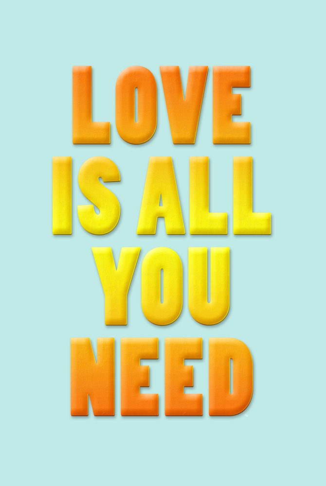 Love All art print by Martina Pavlova for $57.95 CAD