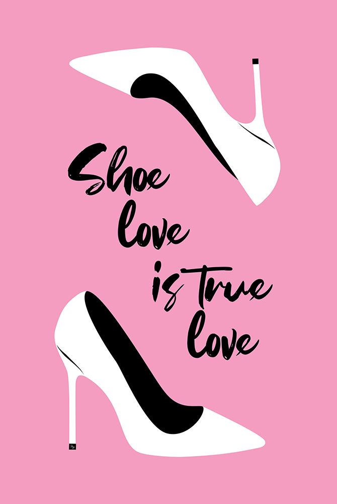 Shoe Love Pink art print by Martina Pavlova for $57.95 CAD
