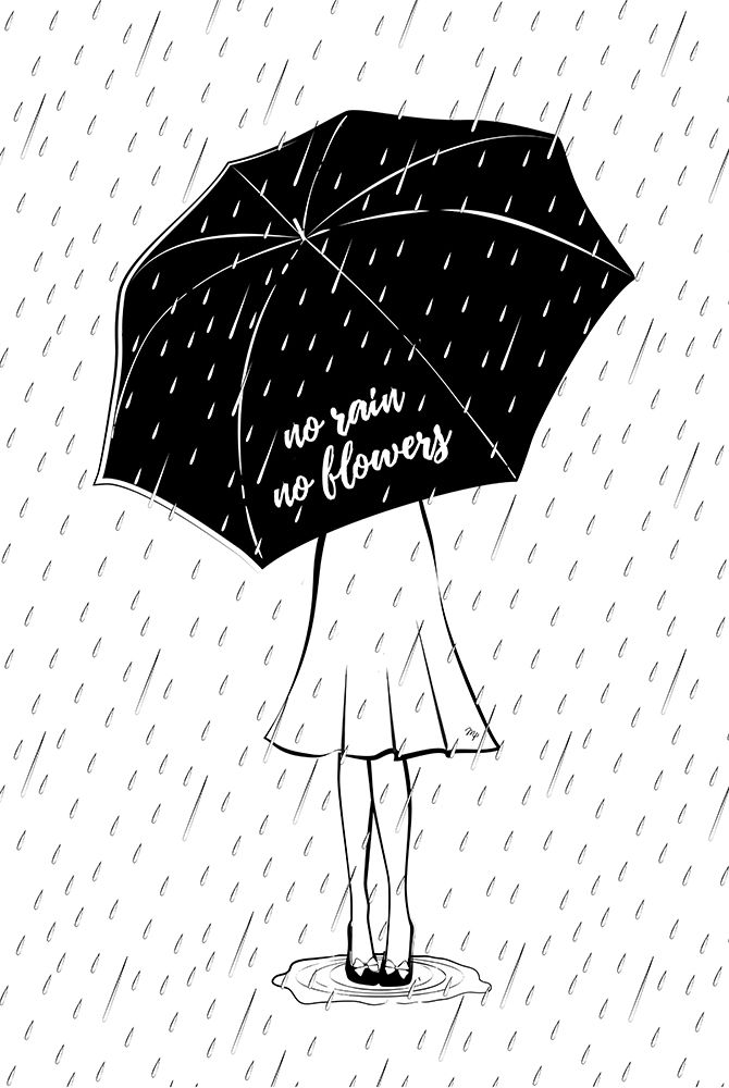 No Rain No Flowers art print by Martina Pavlova for $57.95 CAD