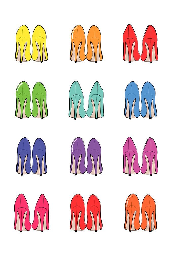 All About Heels art print by Martina Pavlova for $57.95 CAD