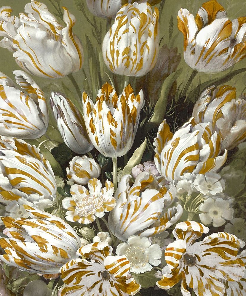 Golden Tulip Bouquet art print by Angela McQueen for $57.95 CAD