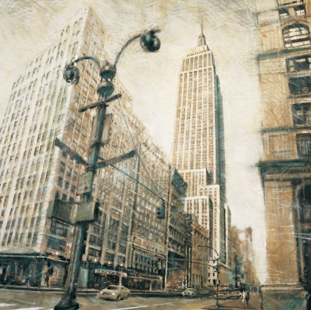 Empire State Building-Manhattan art print by Matthew Daniels for $57.95 CAD