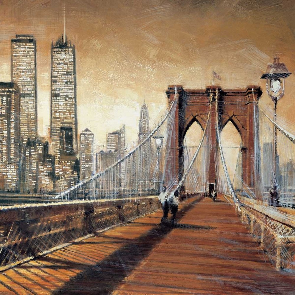 Manhattan Sunset II art print by Matthew Daniels for $57.95 CAD