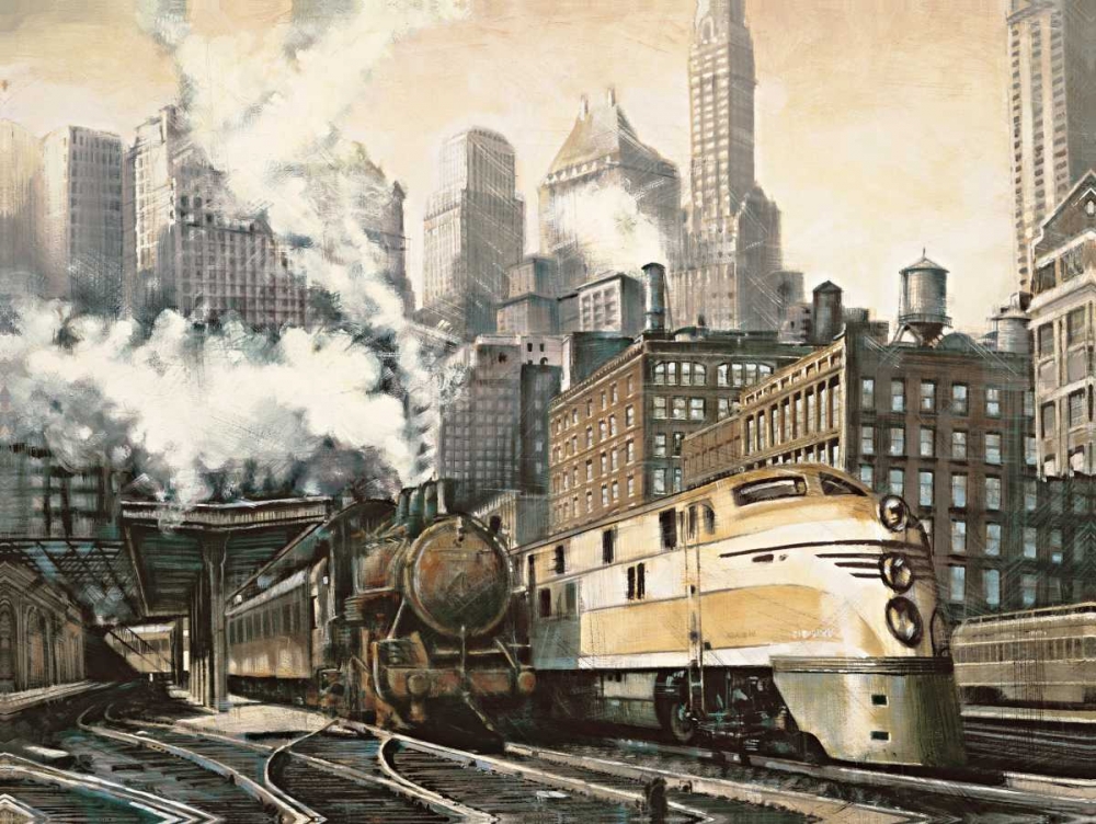 The Station-Chicago art print by Matthew Daniels for $57.95 CAD