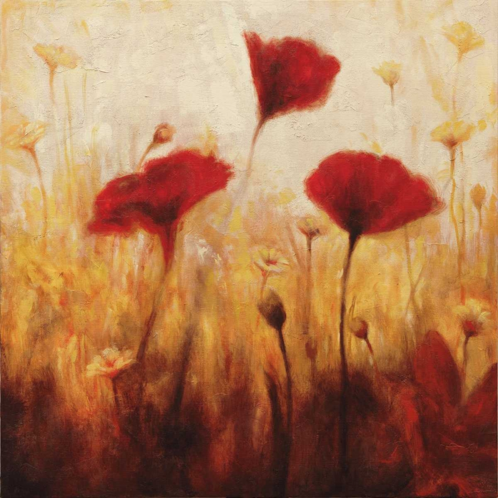 Poppies and Daisies I art print by Natalie Carter for $57.95 CAD