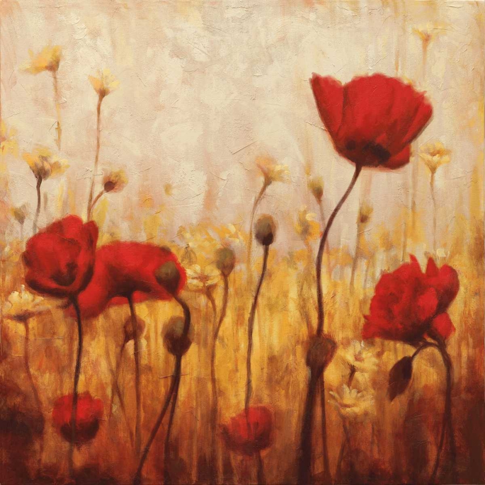 Poppies and Daisies II art print by Natalie Carter for $57.95 CAD