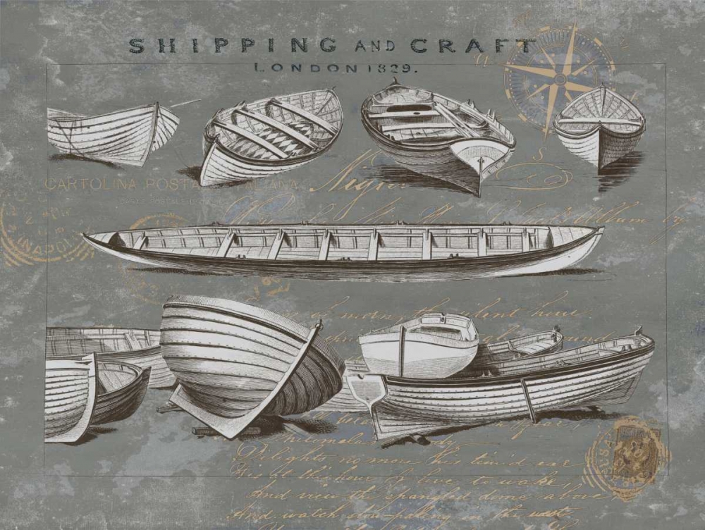 Shipping and Craft II art print by Oliver Jeffries for $57.95 CAD