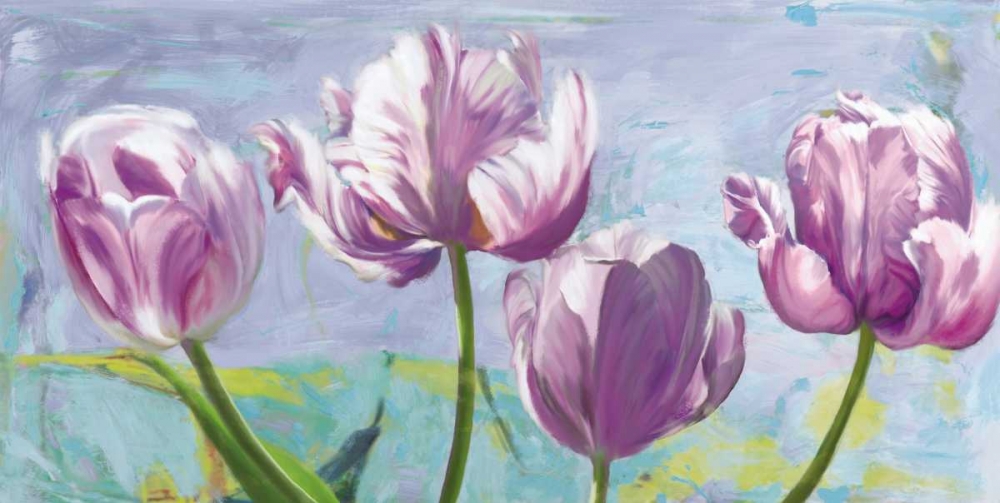 Lilac Tulips art print by Robin Sadler for $57.95 CAD