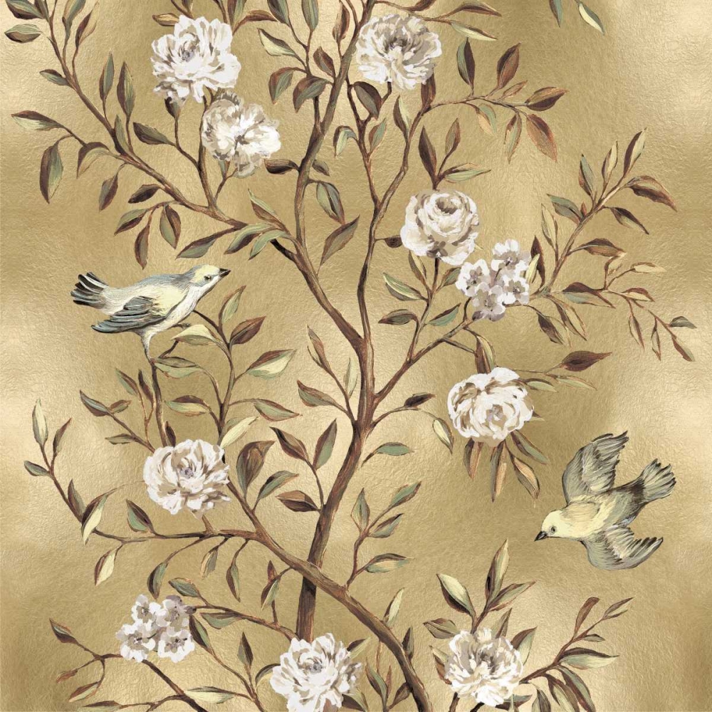 Chinoiserie in Gold II art print by Renee Campbell for $57.95 CAD