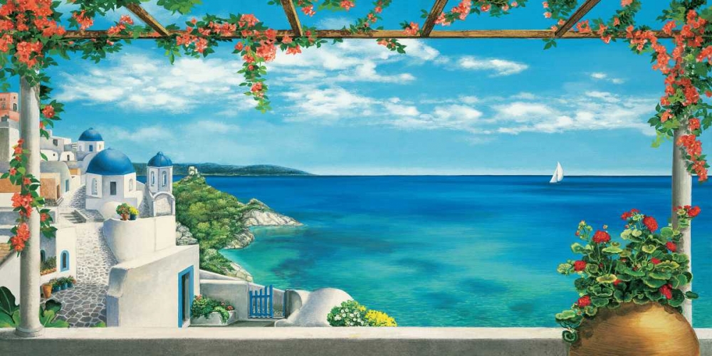 Village in Greece art print by Robert Dominguez for $57.95 CAD
