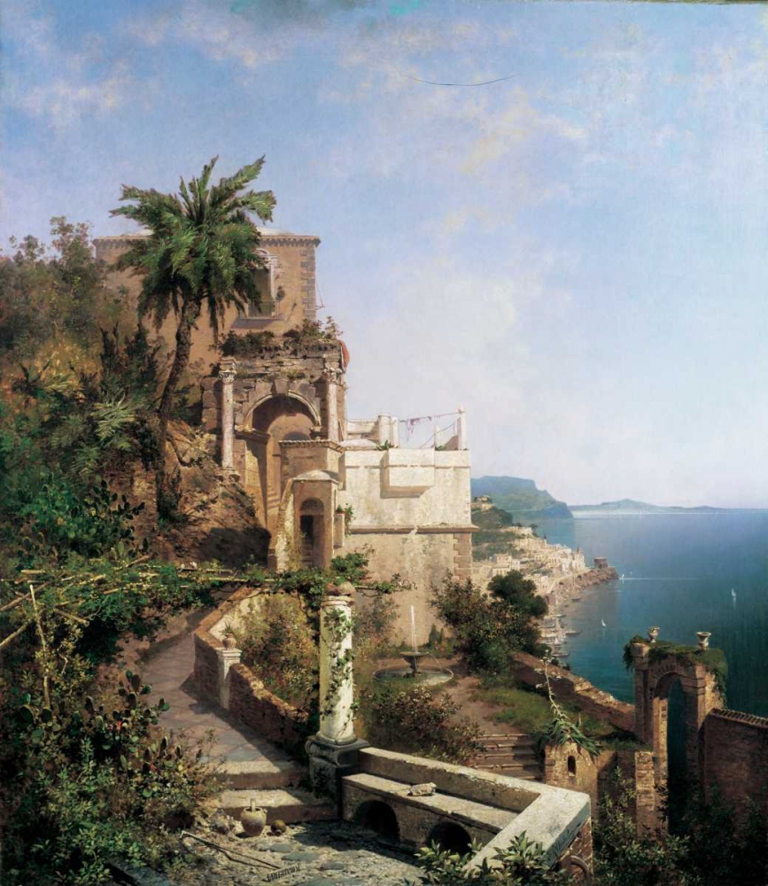 In the Garden-Amalfi art print by Richard Franz Unterberger for $57.95 CAD