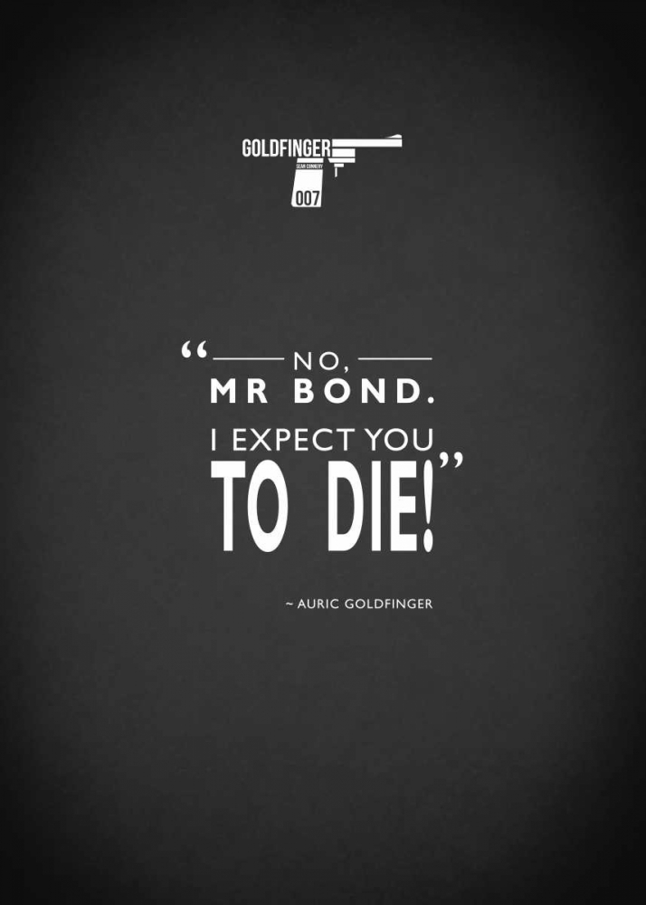 JB Goldfinger Expect To Die art print by Mark Rogan for $57.95 CAD