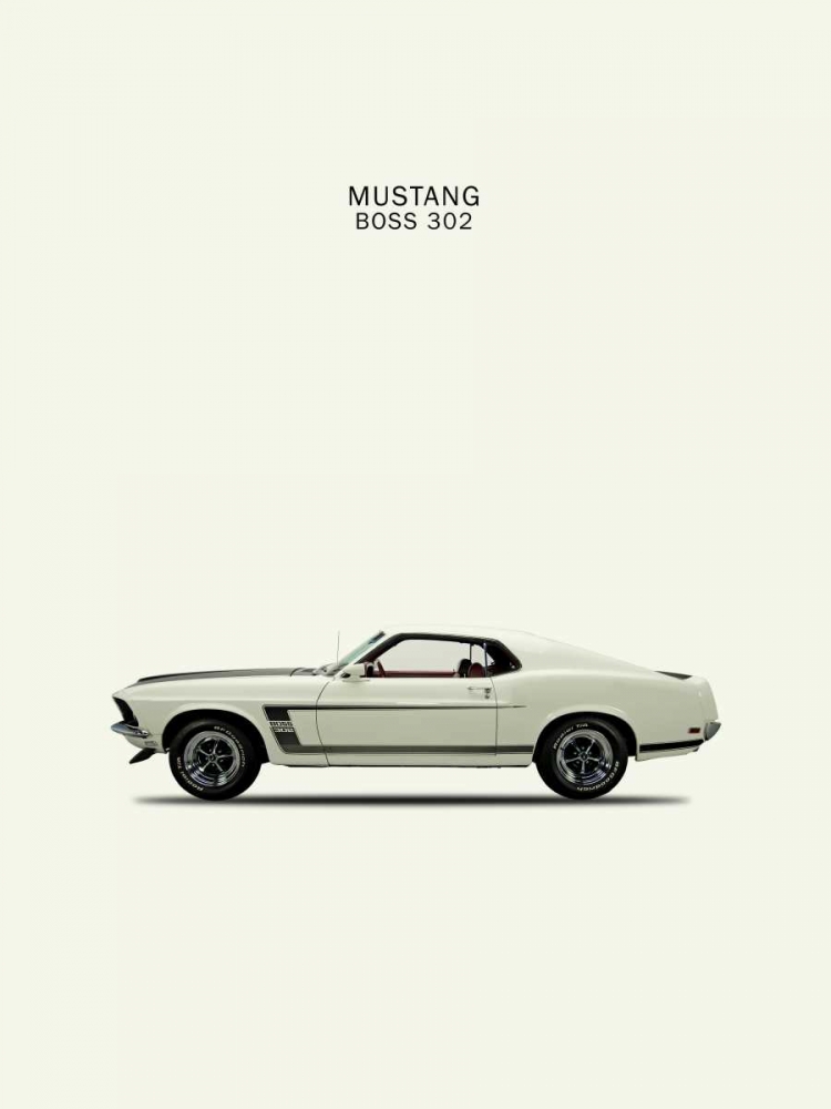Ford Mustang Boss302 1969 art print by Mark Rogan for $57.95 CAD