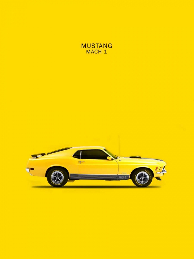 Ford Mustang Mach1 1970 art print by Mark Rogan for $57.95 CAD