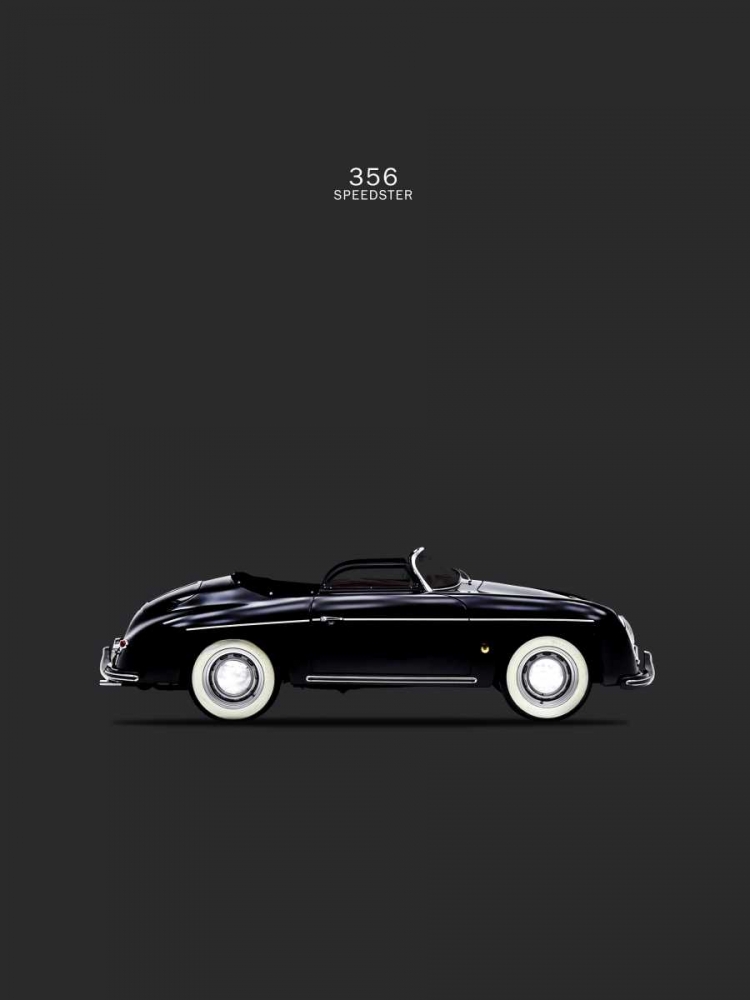 Porsche 356 Speedster Black art print by Mark Rogan for $57.95 CAD
