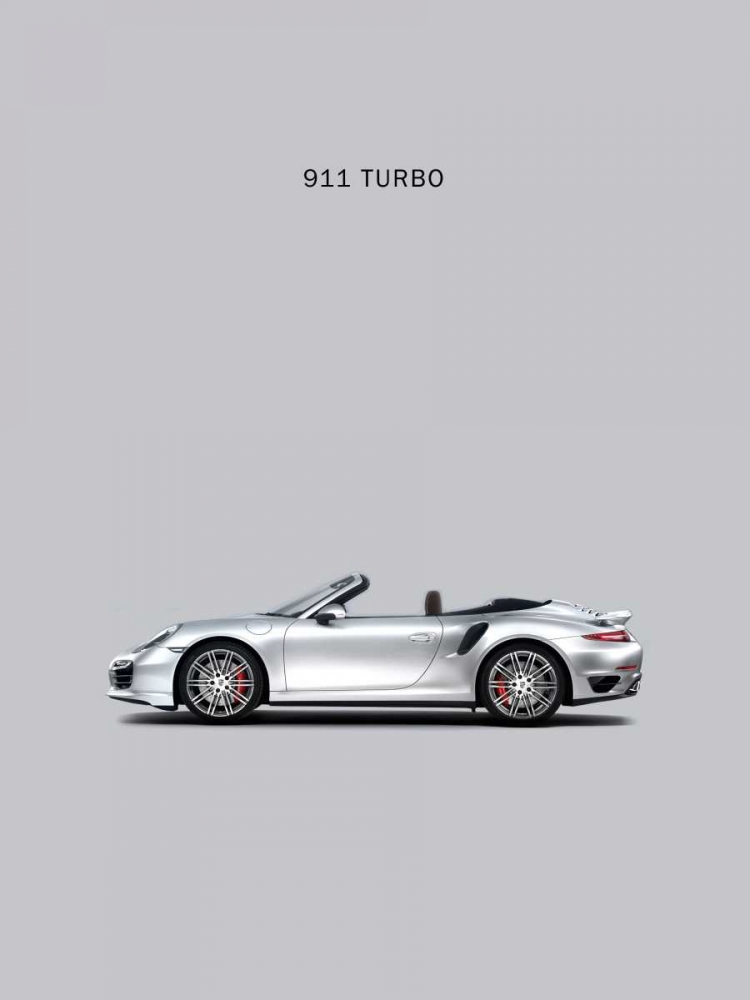 Porsche 911 Turbo Grey art print by Mark Rogan for $57.95 CAD