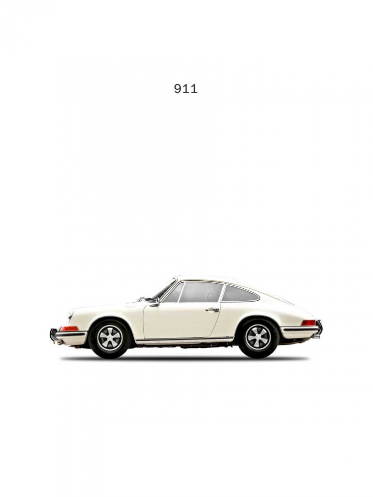 Porsche 911E 1968 White art print by Mark Rogan for $57.95 CAD