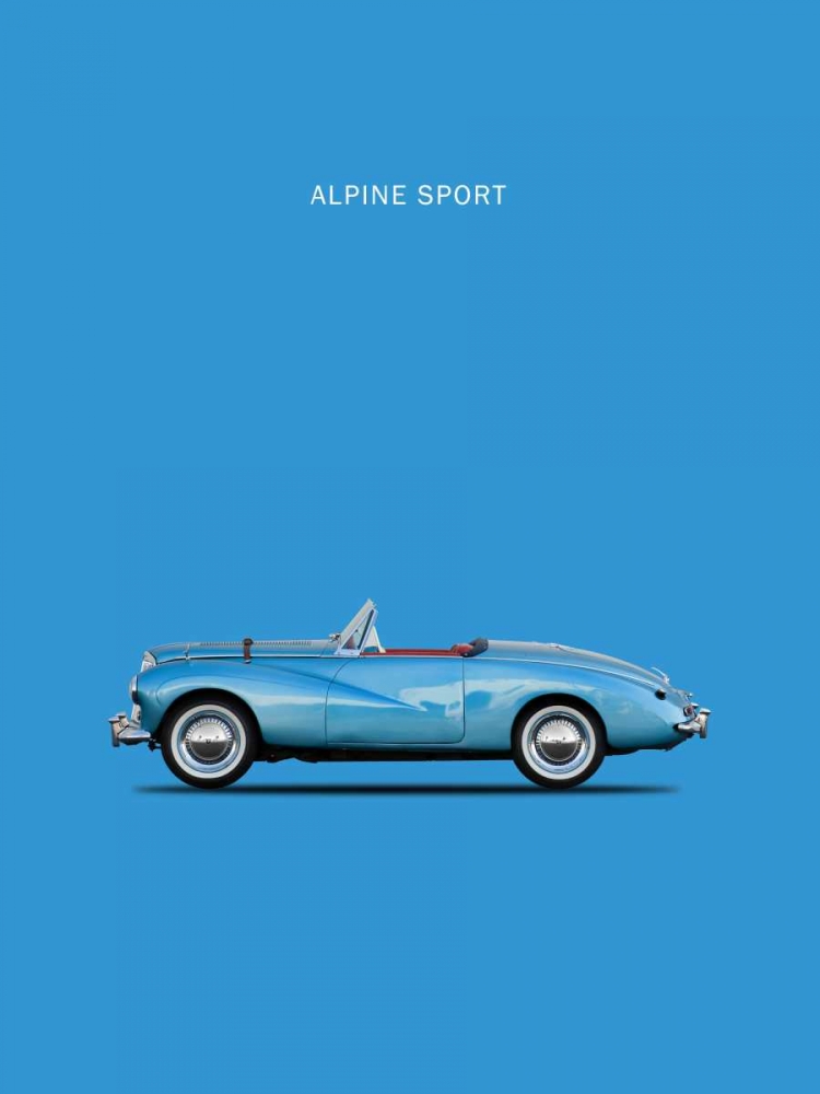 Sunbeam Alpine Sport 53 art print by Mark Rogan for $57.95 CAD