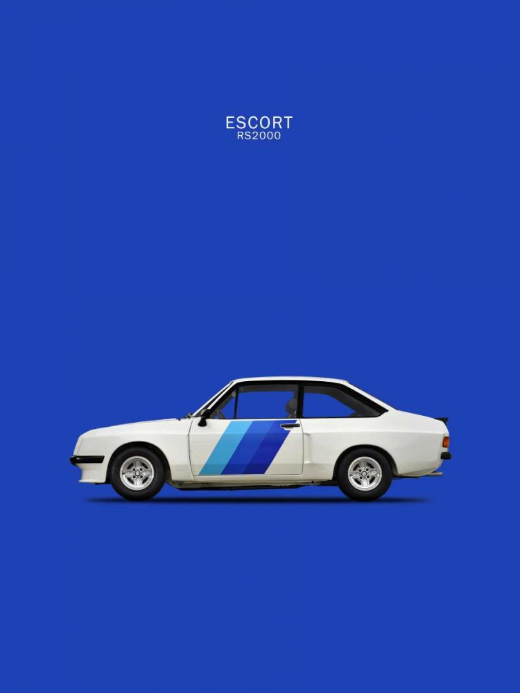 Ford Escort RS2000 1978 art print by Mark Rogan for $57.95 CAD