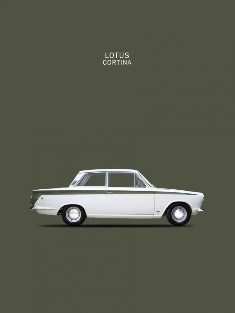 Ford Lotus Cortina Mk1 1966 art print by Mark Rogan for $57.95 CAD