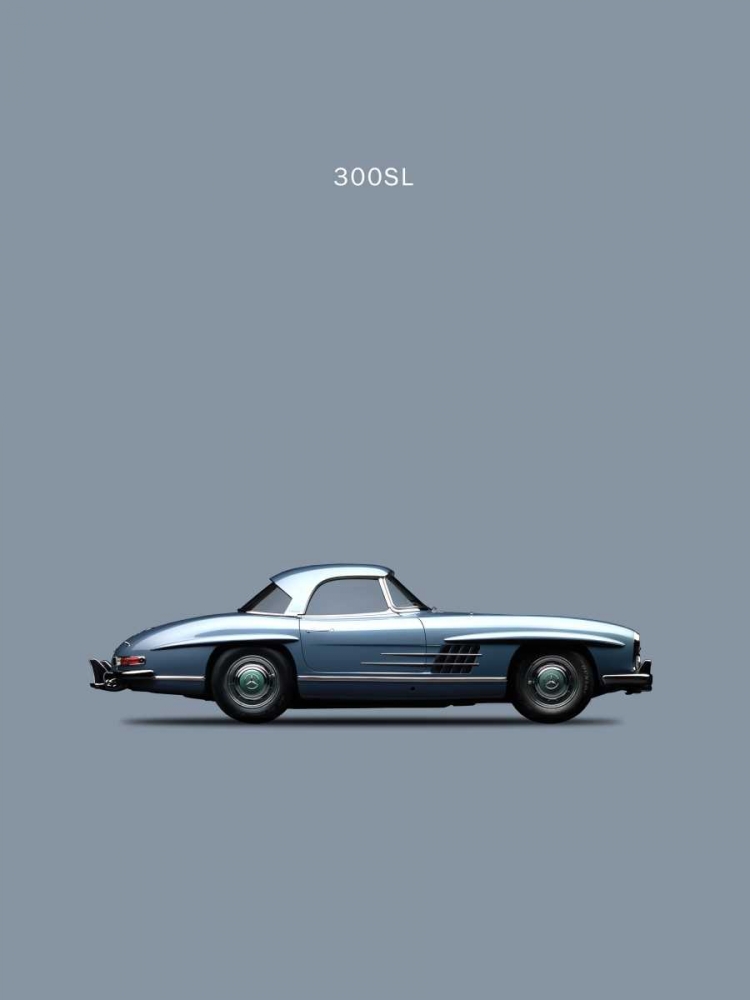 Mercedes 300SL 1960 art print by Mark Rogan for $57.95 CAD