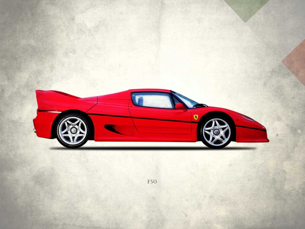 Ferrari F50 art print by Mark Rogan for $57.95 CAD
