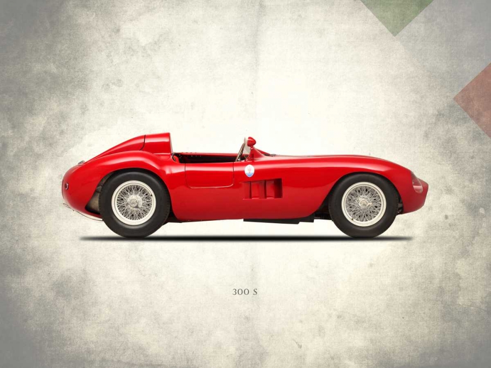 Maserati 300-S 1955 art print by Mark Rogan for $57.95 CAD