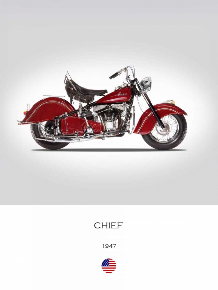 Indian Chief 1947 art print by Mark Rogan for $57.95 CAD