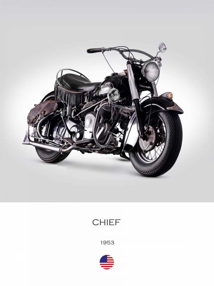 Indian Chief RoadMaster 1953 art print by Mark Rogan for $57.95 CAD