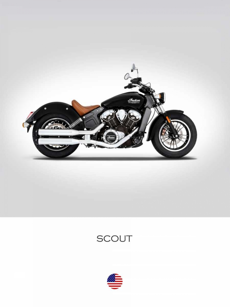 Indian Scout 2016 art print by Mark Rogan for $57.95 CAD