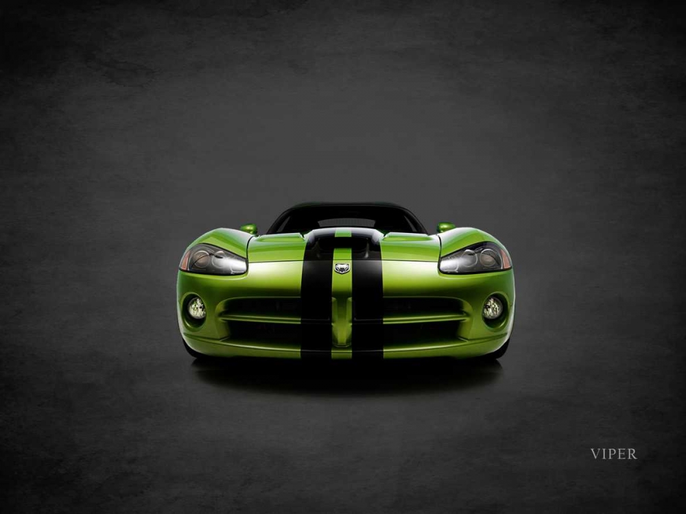 Dodge Viper Green art print by Mark Rogan for $57.95 CAD