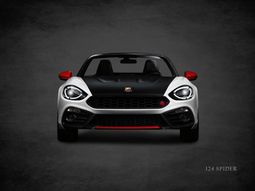 Fiat 124 Spider art print by Mark Rogan for $57.95 CAD