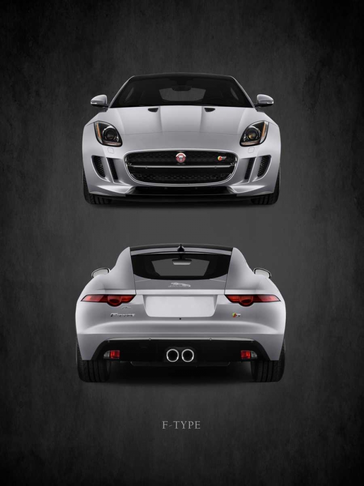 Jaguar F-Type Front-Back art print by Mark Rogan for $57.95 CAD