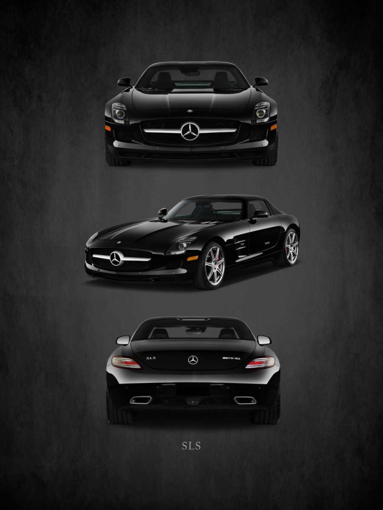 Merc Benz SLS AMG art print by Mark Rogan for $57.95 CAD