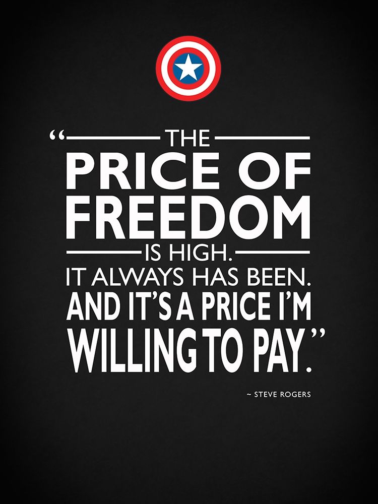Captain America - Freedom art print by Mark Rogan for $57.95 CAD