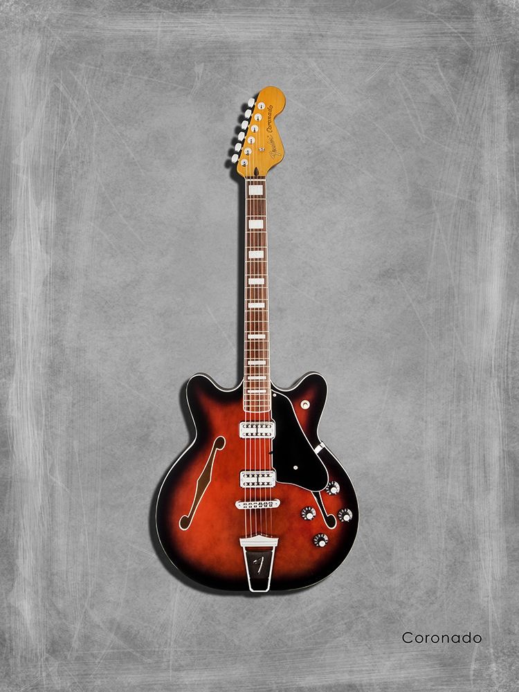 Fender Coronado art print by Mark Rogan for $57.95 CAD
