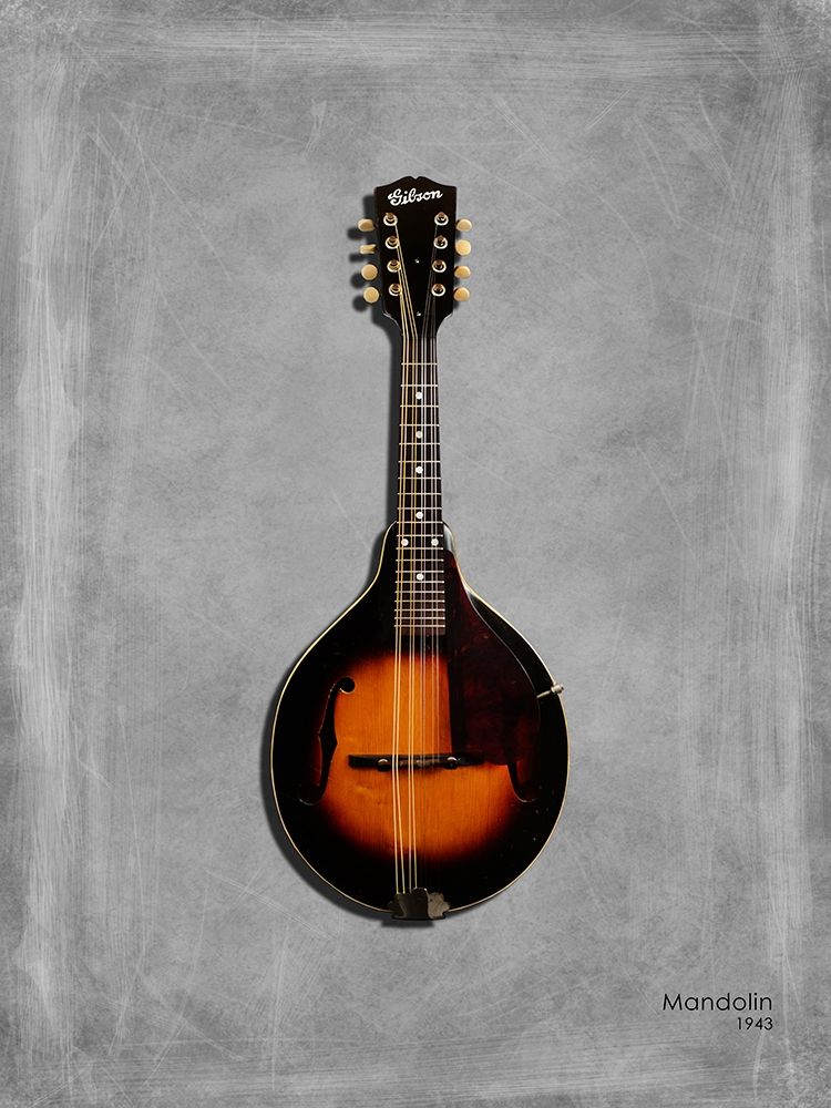 Gibson Mandolin 1943 art print by Mark Rogan for $57.95 CAD