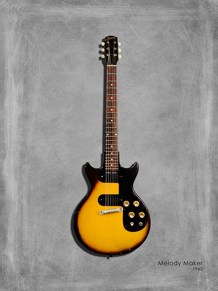 Gibson Melody Maker 62 art print by Mark Rogan for $57.95 CAD