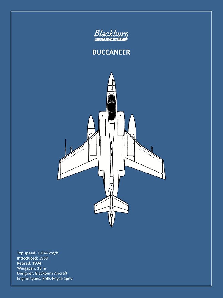 BP Blackburn Buccaneer  art print by Mark Rogan for $57.95 CAD