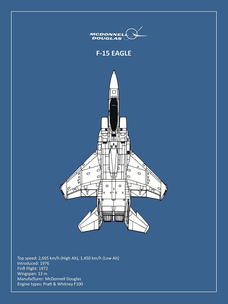 BP F15 Eagle  art print by Mark Rogan for $57.95 CAD
