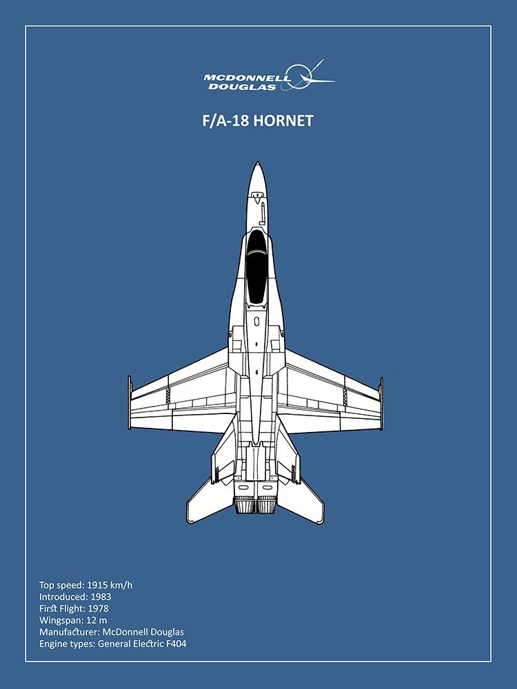 BP FA18 Hornet  art print by Mark Rogan for $57.95 CAD