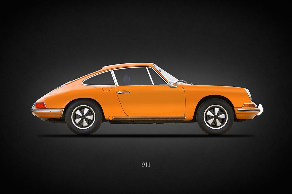 Porsche 911 1968 art print by Mark Rogan for $57.95 CAD