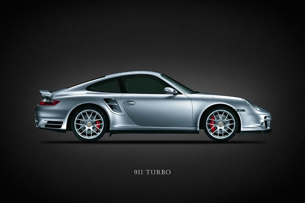 Porsche 911 Turbo Silver art print by Mark Rogan for $57.95 CAD