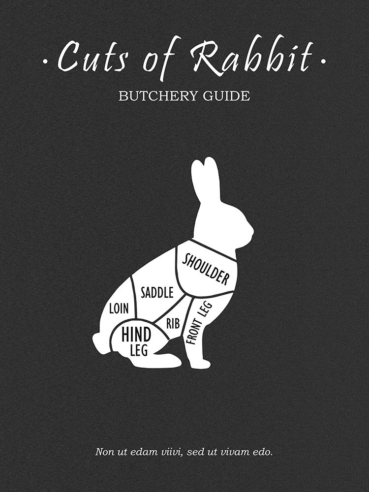  Butchery Rabit art print by Mark Rogan for $57.95 CAD