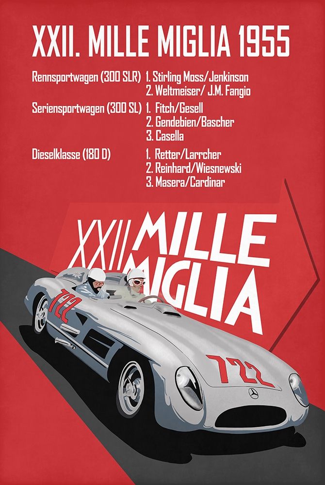 Mille Miglia XXII art print by Mark Rogan for $57.95 CAD