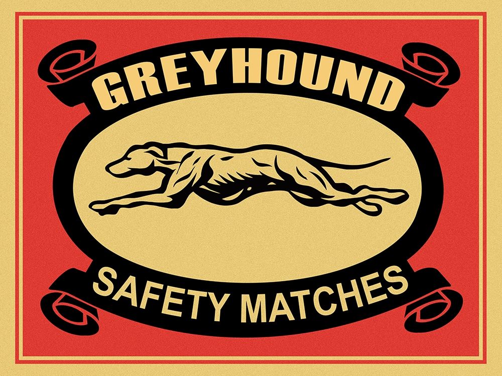 Greyhound Safety Matches art print by Mark Rogan for $57.95 CAD